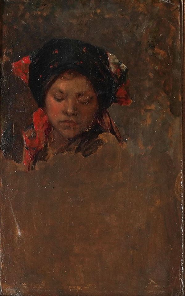 Bozzetto con volto femminile