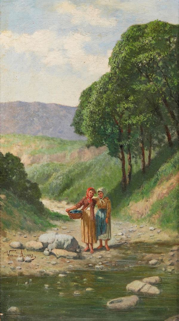 Antonio Varni - Le lavandaie Polceverasche