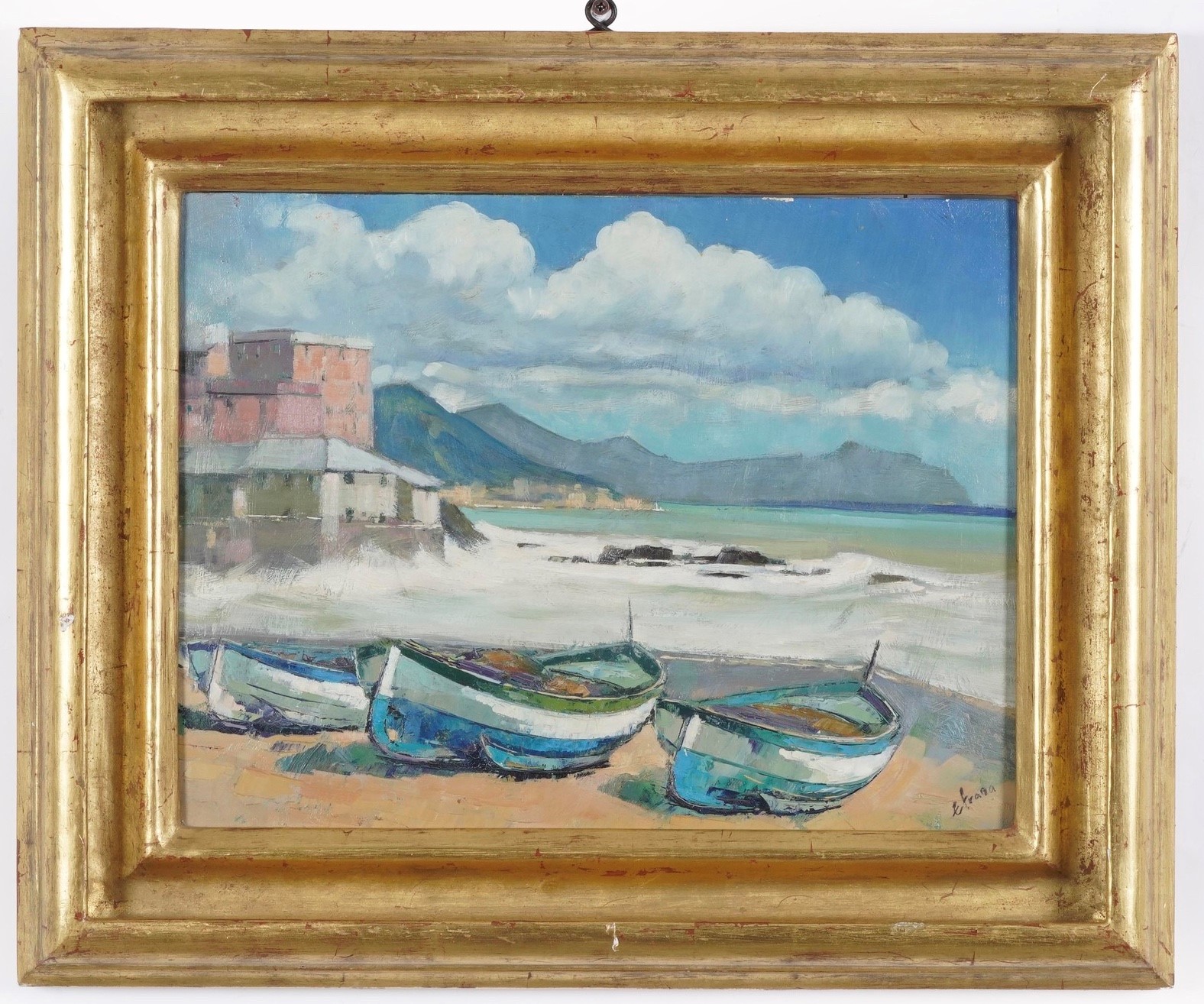 Ettore Frana - Mare grosso a Boccadasse
