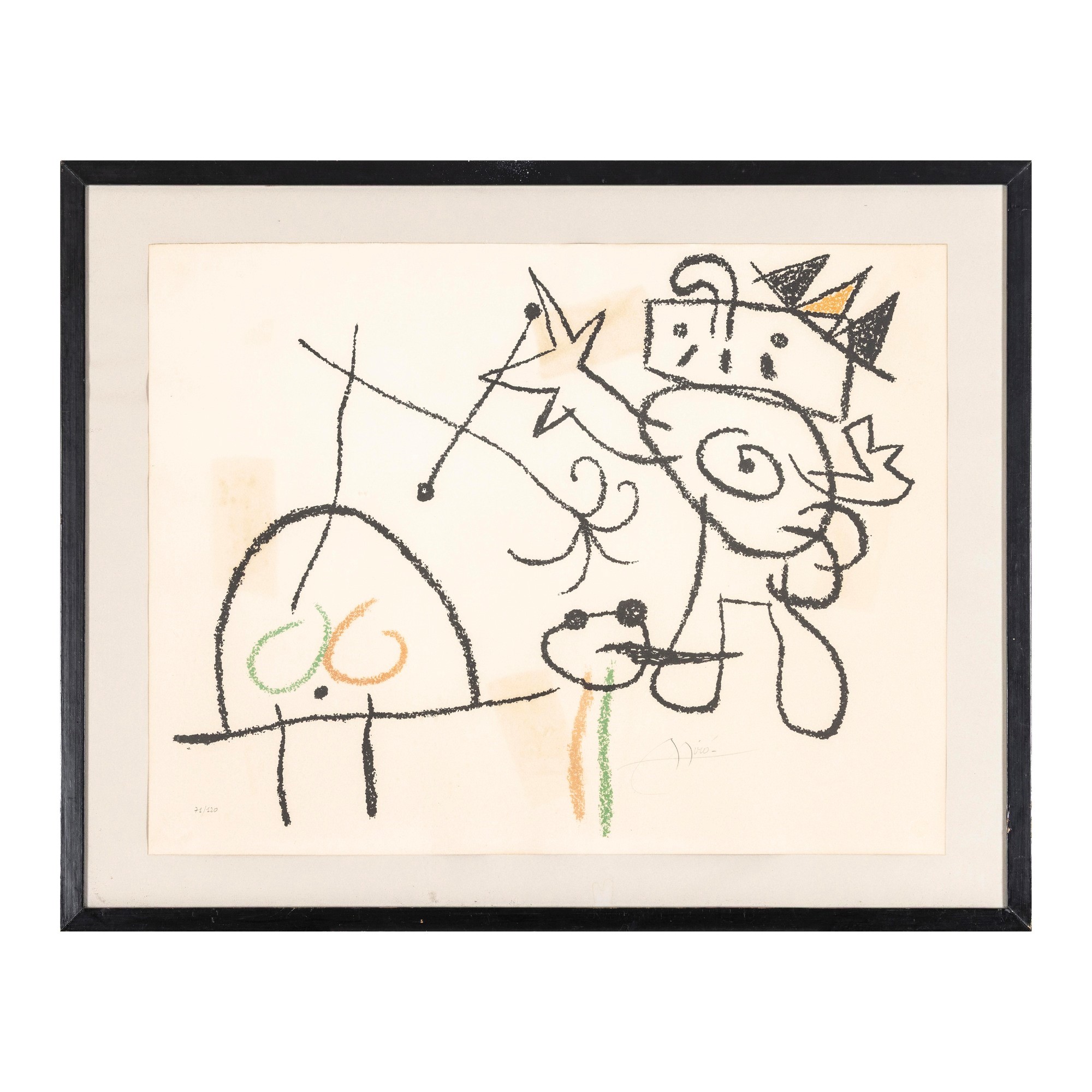 Joan Mirò - Ubu aux Baleares, litografia (1971)