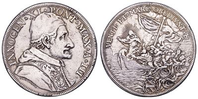Innocenzo XI (Benedetto Odescalchi), Stato Pontificio, Piastra A. III (1676–1689) – Roma