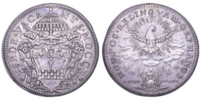 Giovan Battista Spinola (camerlengo), Piastra 1700, Stato Pontificio – Sede Vacante (Anno Giubila...