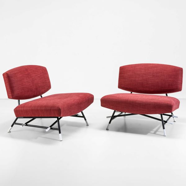 Ico Parisi - Due poltrone mod. 865.