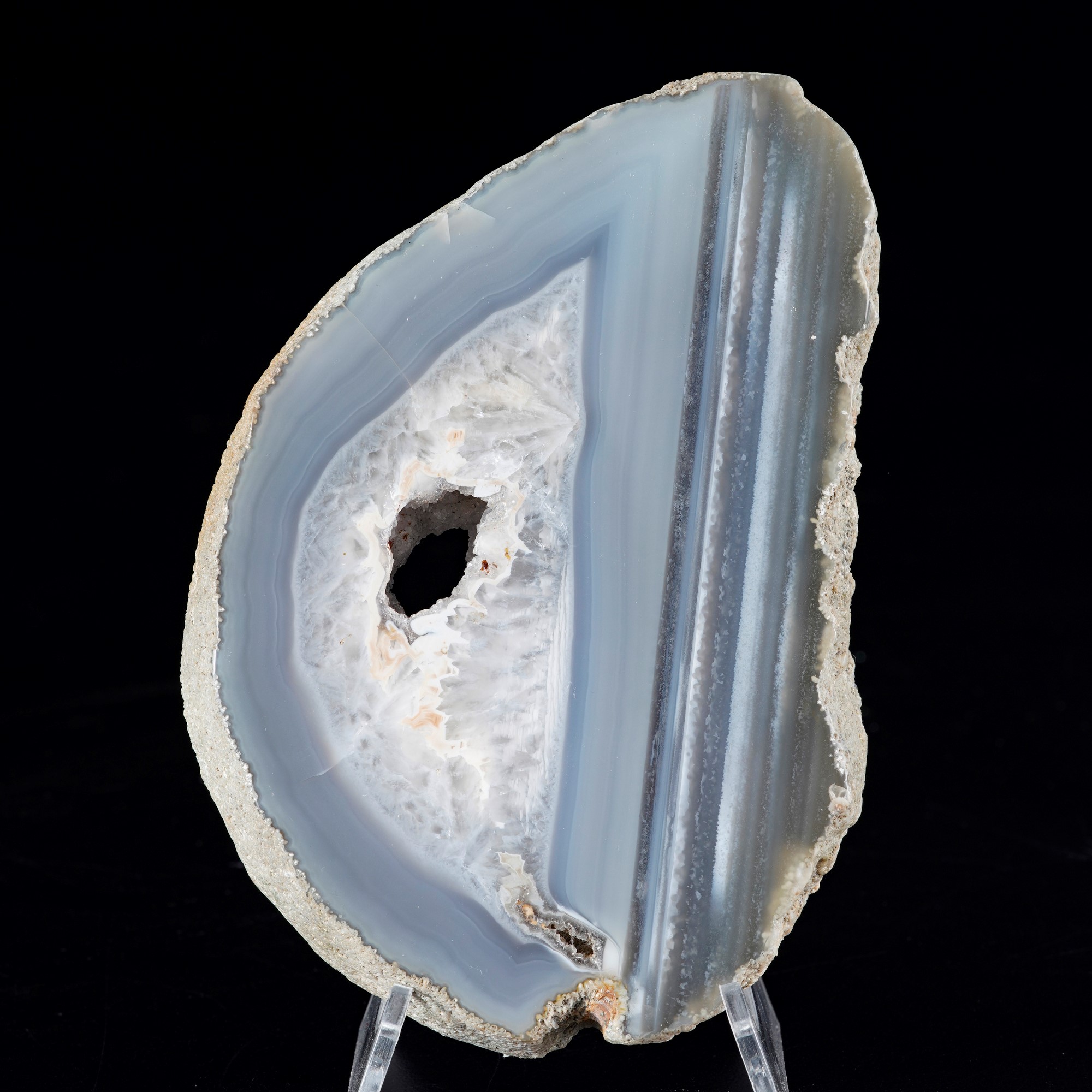 Due Sezioni di Geode di Agata