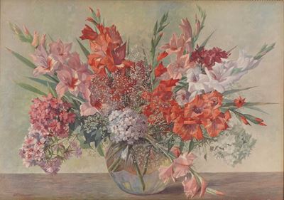 S. Bernot, Vaso di fiori