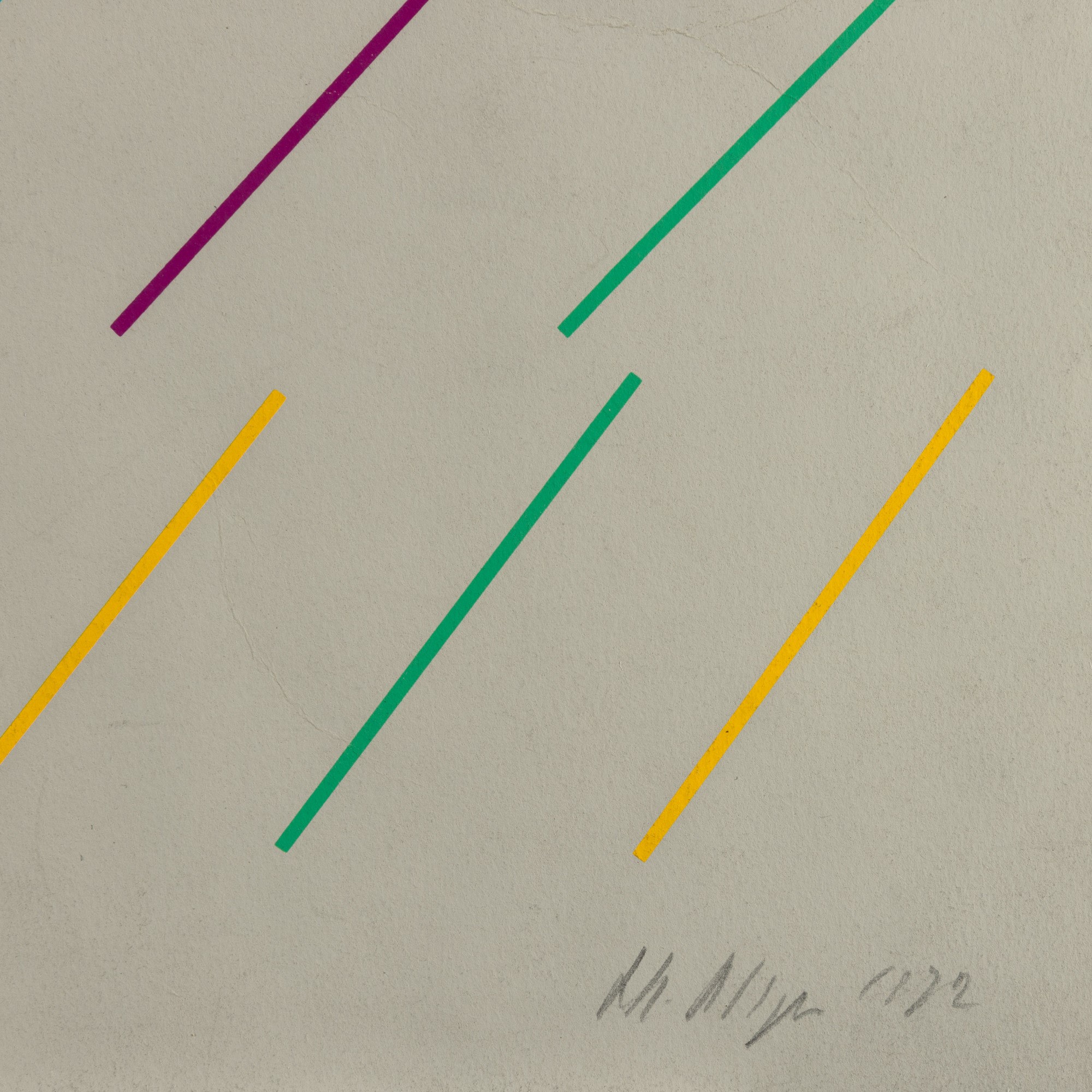 Mario Nigro - Senza titolo (litografia), 1972