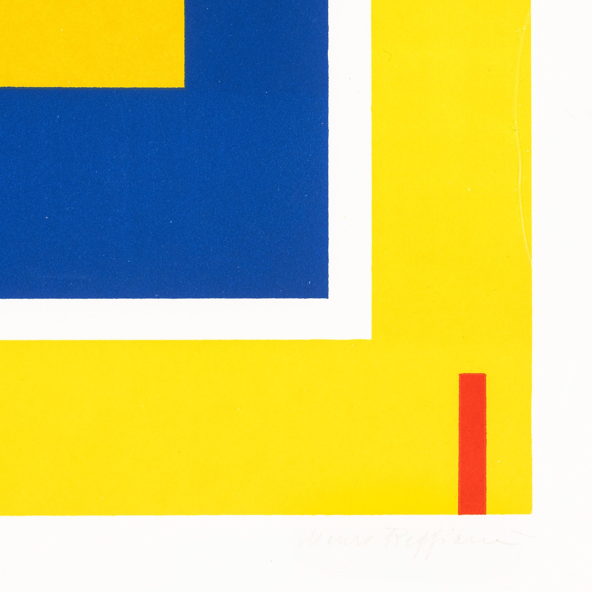 Mauro Reggiani - Senza titolo (litografia, 1970)