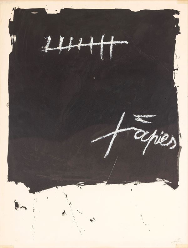 Antoni Tapies - Encres et collages