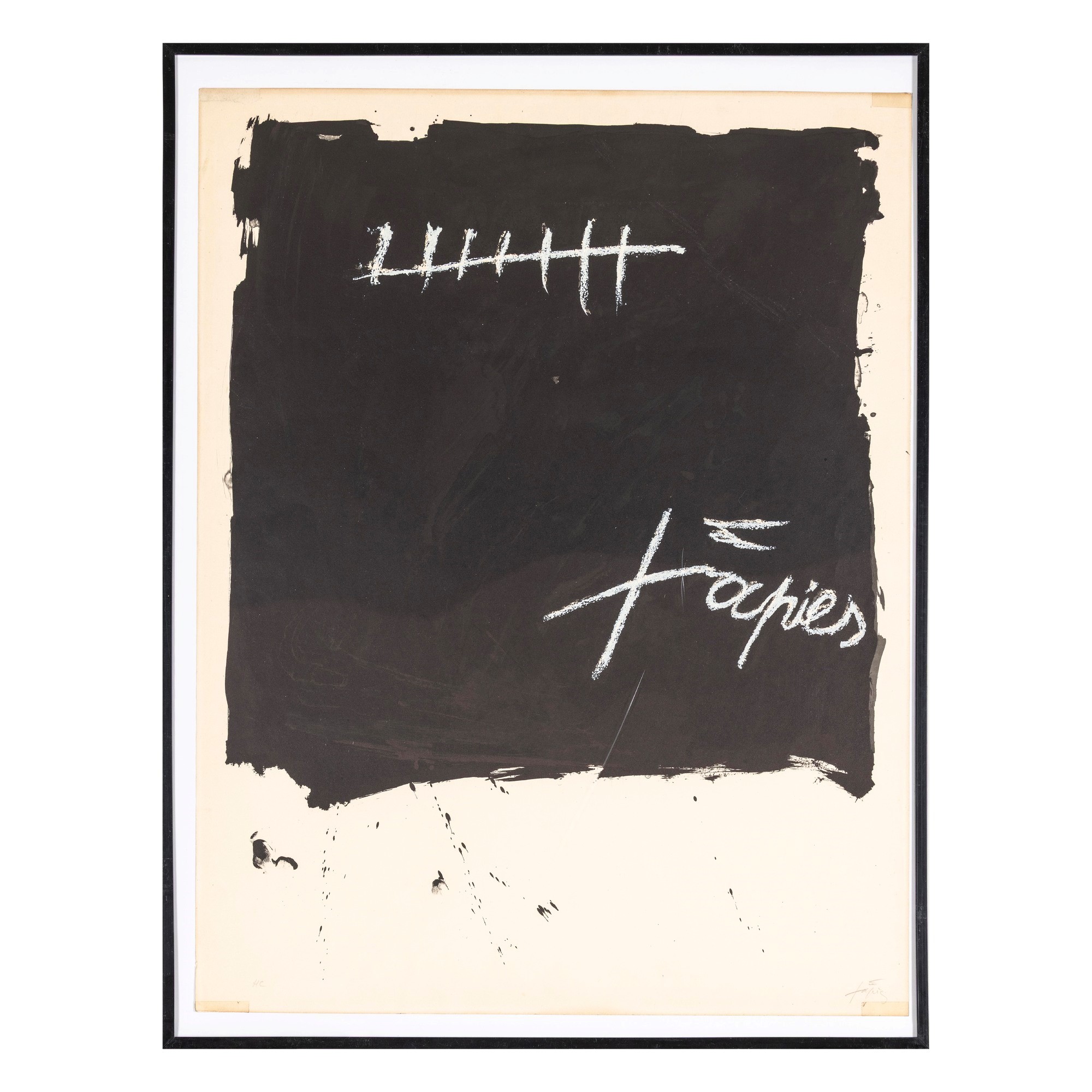 Antoni Tapies - Encres et collages