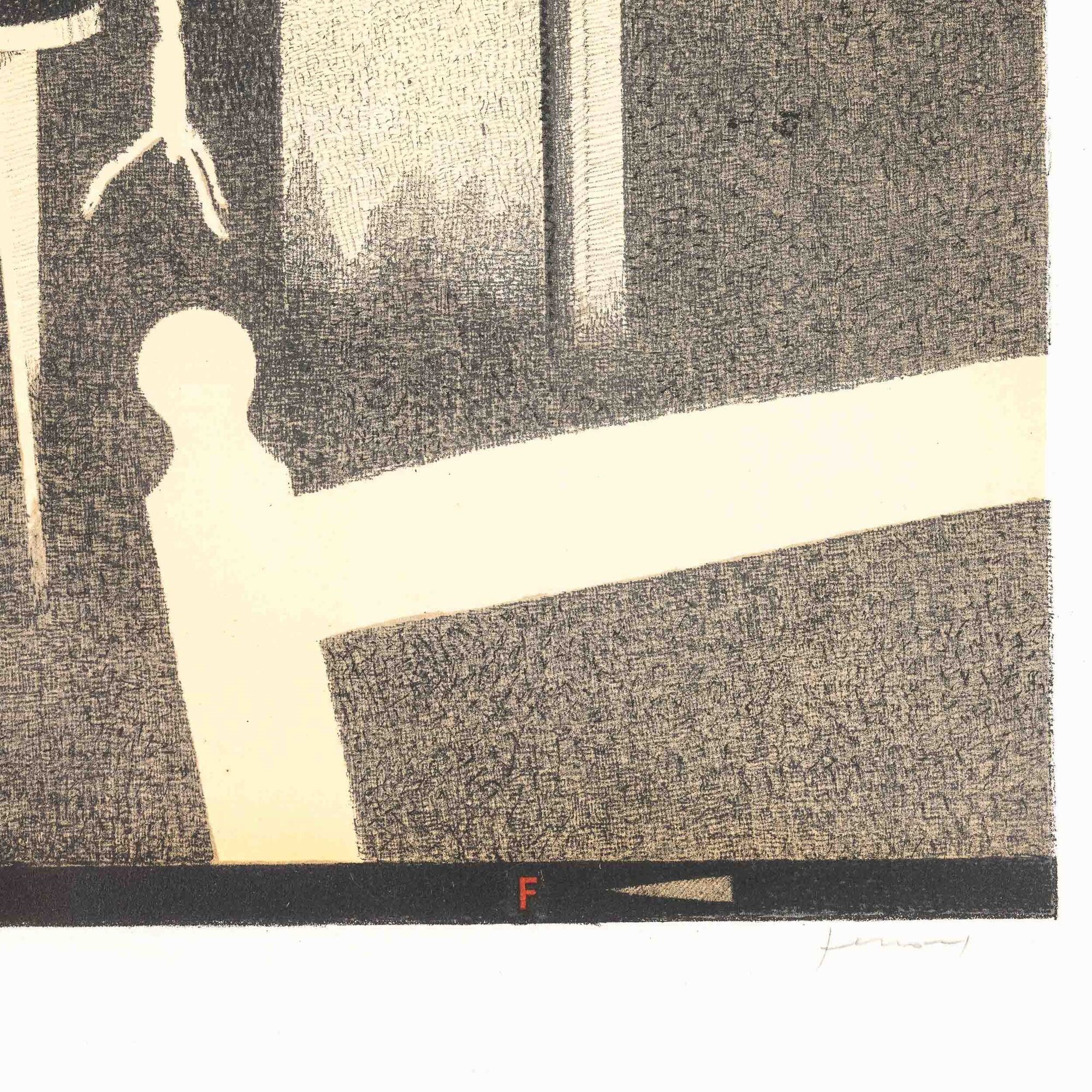 Gianfranco Ferroni - Senza titolo (litografia, 36/100)