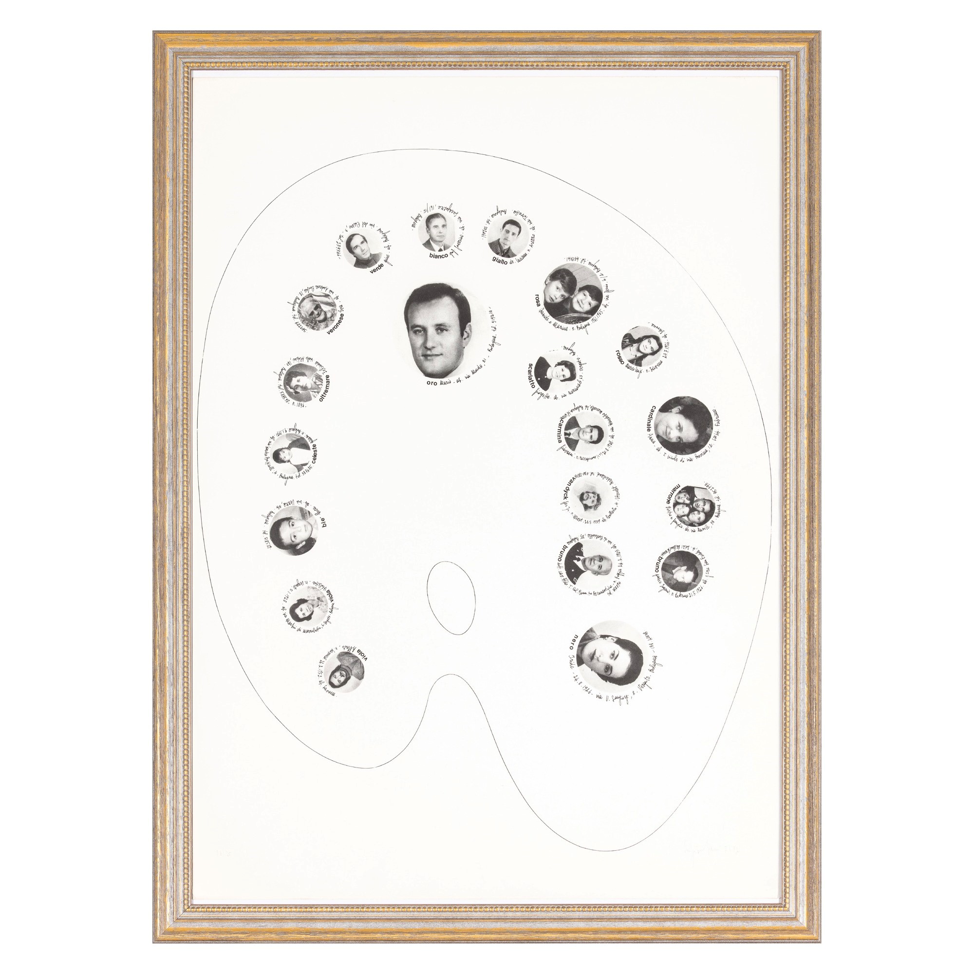 Luigi Ontani - Tableau vivant (litografia), 1971-1972