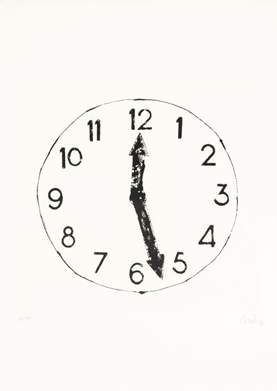 L’orologio (acquatinta, 1971)