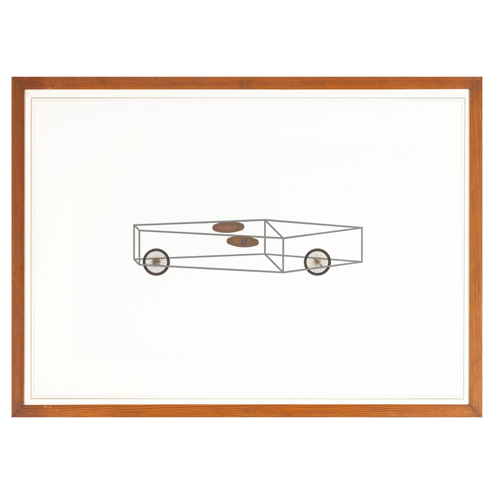 Gianni Piacentino - Vehicle-Sculptures, litografia