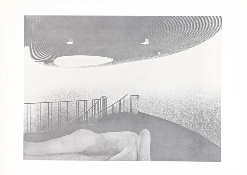 Umberto Mariani - Senza titolo (litografia), 1975