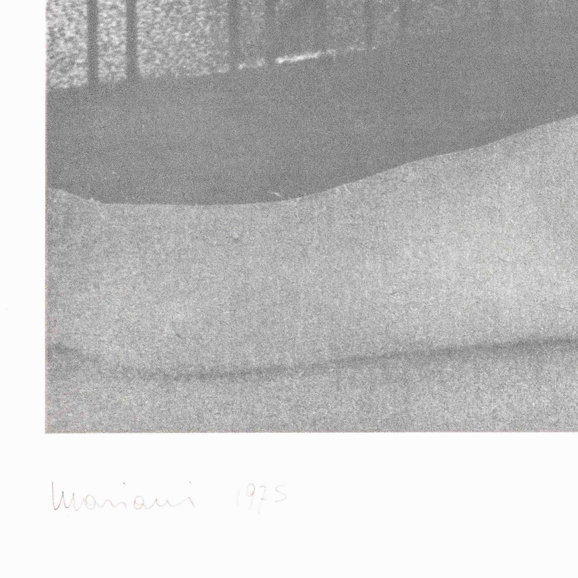 Umberto Mariani - Senza titolo (litografia), 1975