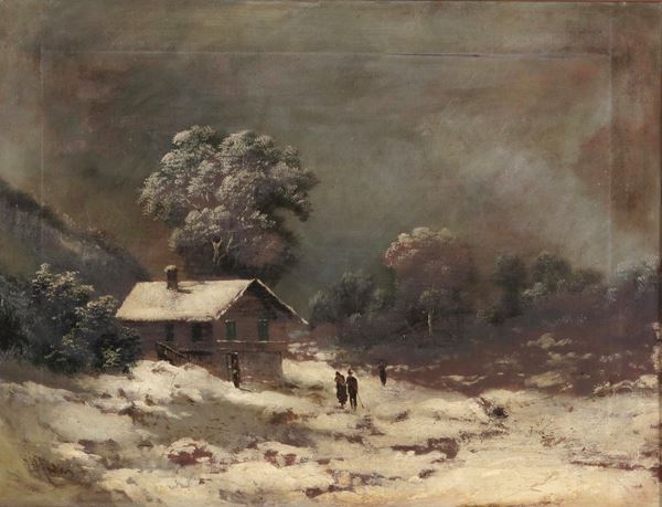 Henry Markò - Paesaggio innevato
