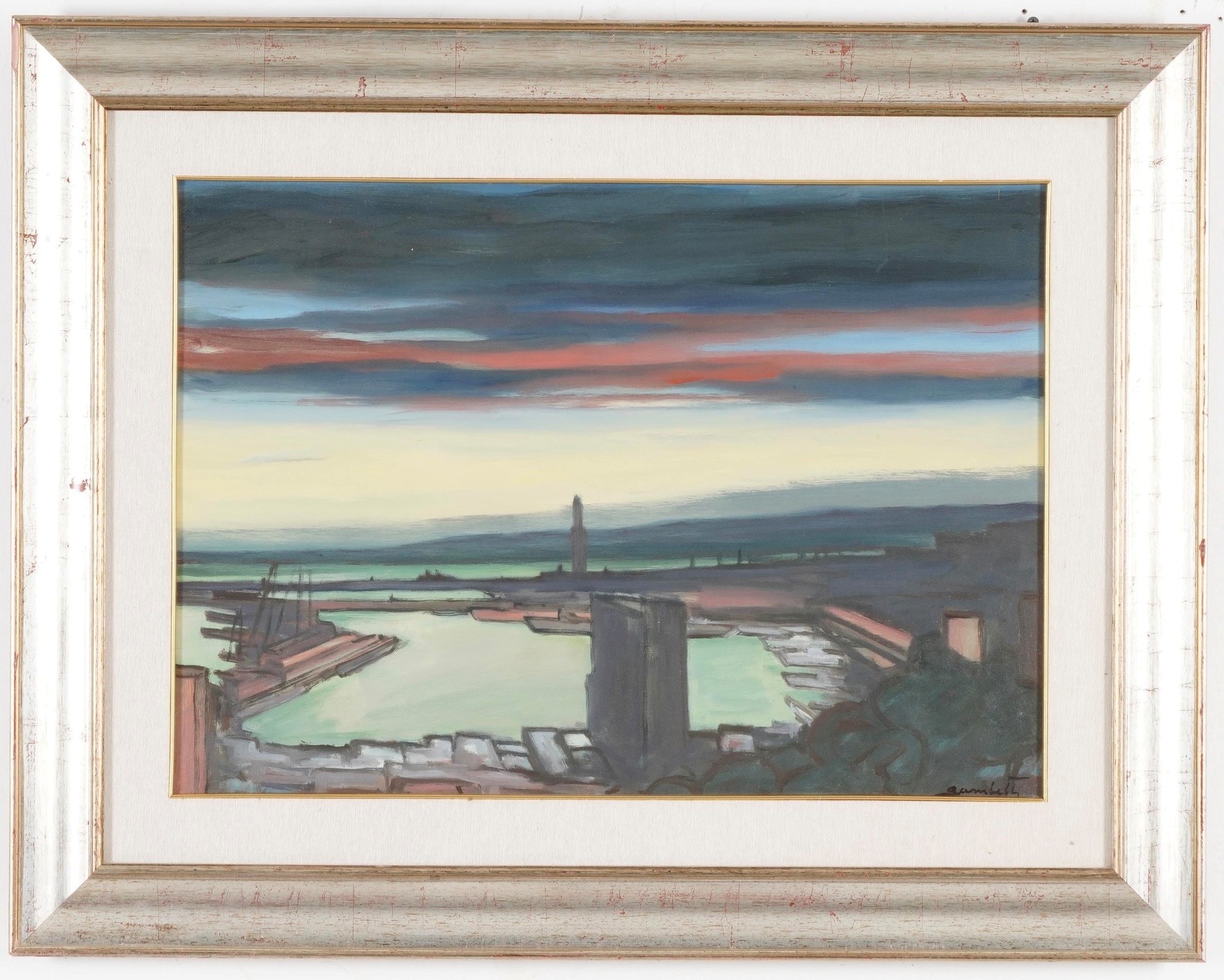 Dino Gambetti - Veduta di Genova