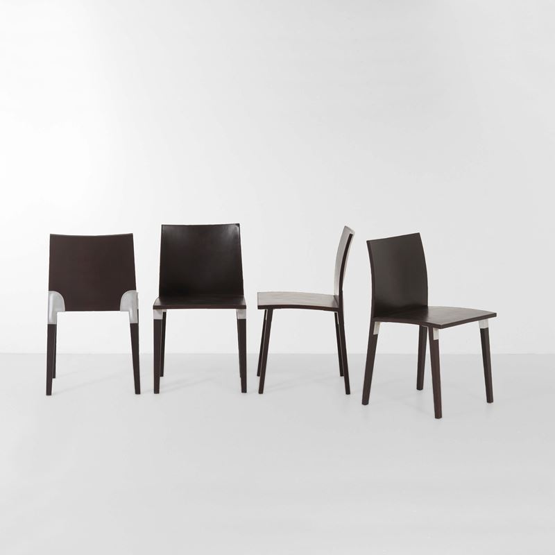 Luca Meda : Quattro sedie mod. Ho  - Auction 20th-century design - Cambi Casa d'Aste
