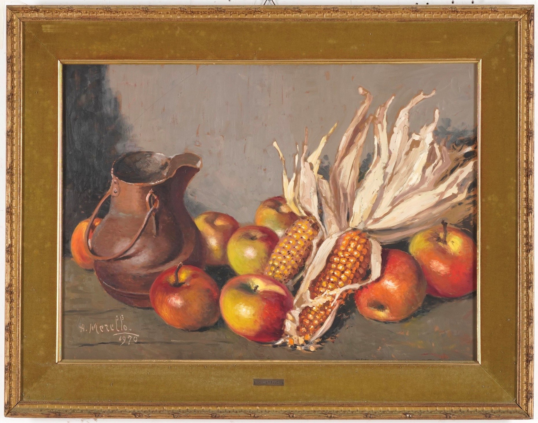 Amedeo Merello - Frutti dolci e anticaglia, olio su faesite