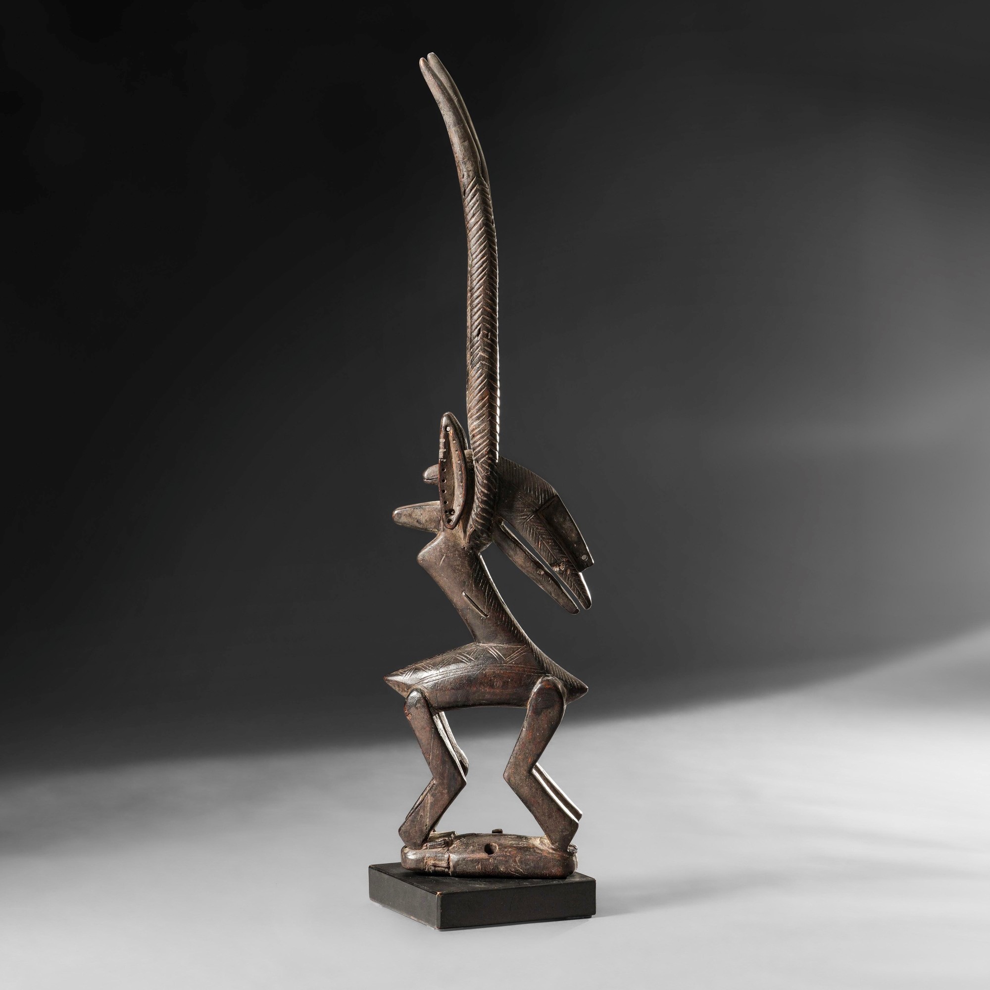 Bamana (Mali), Cimiero ciwara in legno e metallo