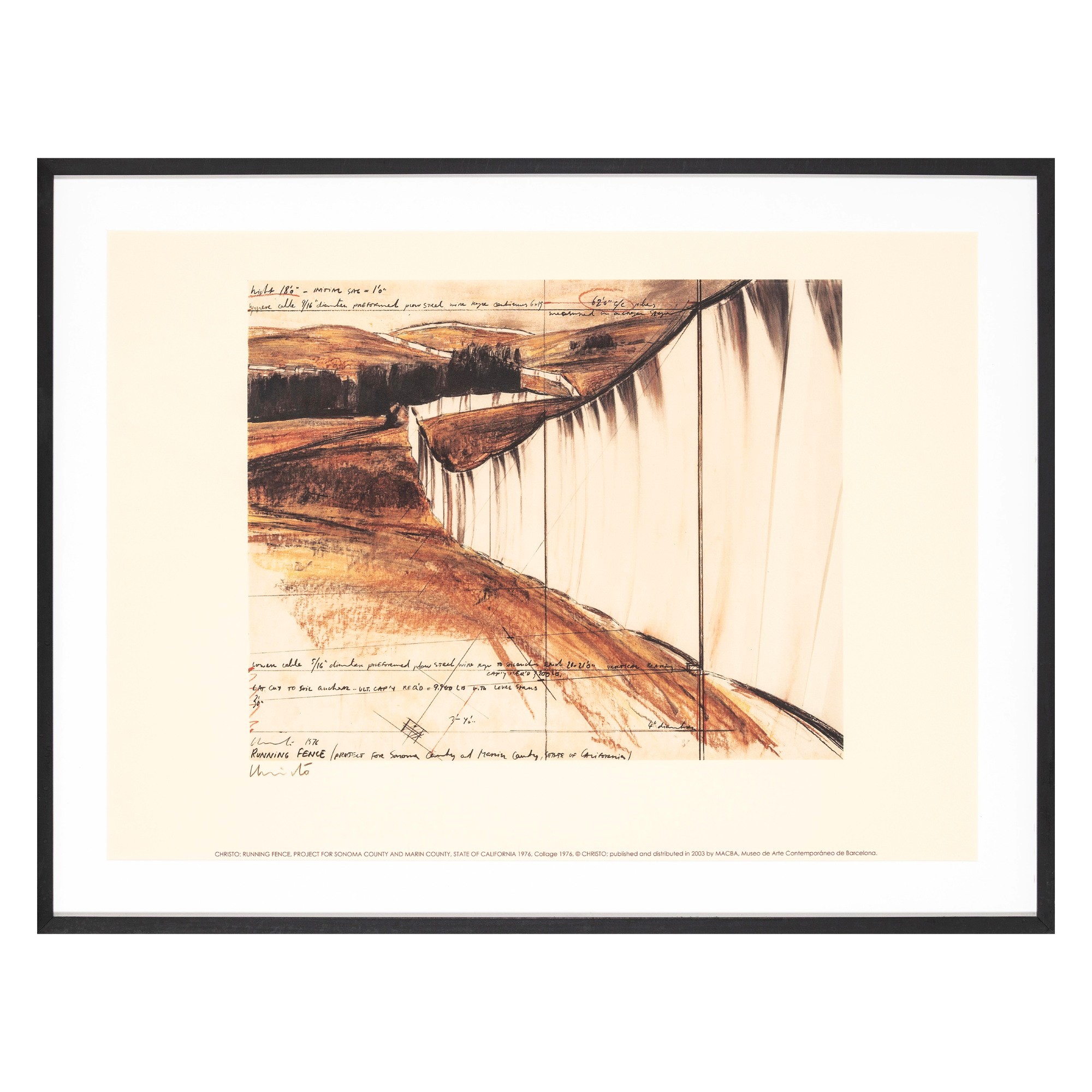 Christo - Running Fence, California
