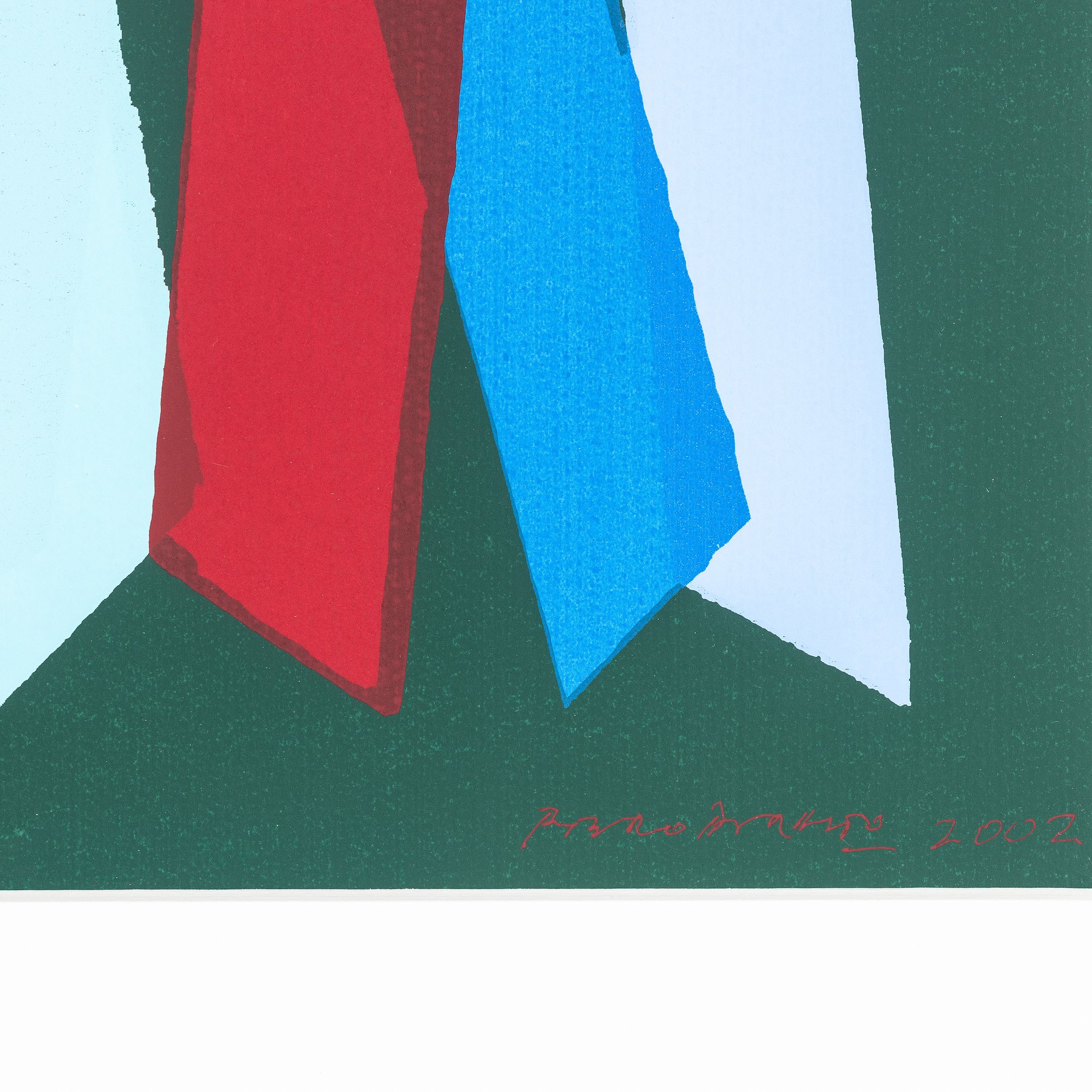 Piero Dorazio - Ergonorge (serigrafia, 2002)