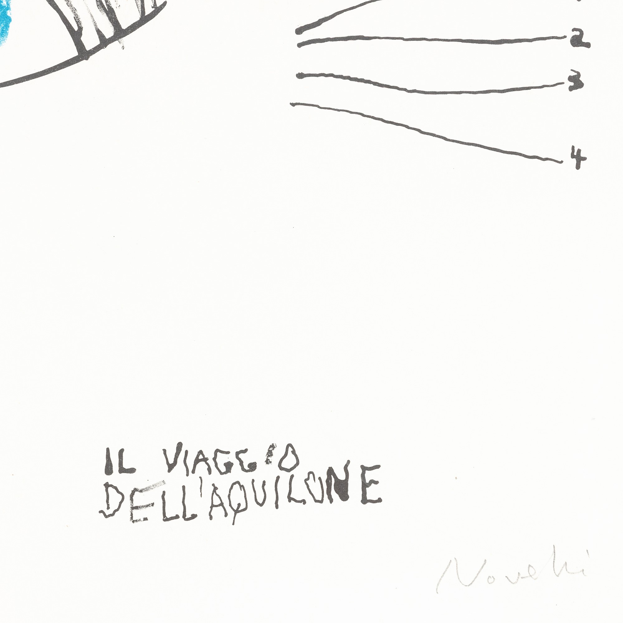 Gastone Novelli - Il viaggio dell’aquilone