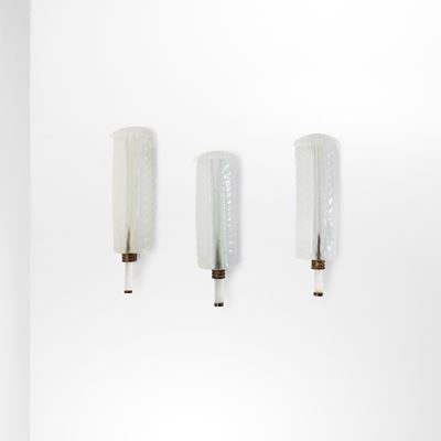 Tre lampade da parete mod. 413