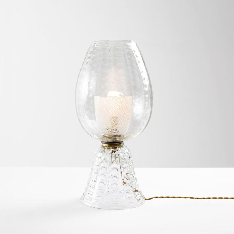 Seguso : Lampada da tavolo  - Auction Design Properties - Cambi Casa d'Aste