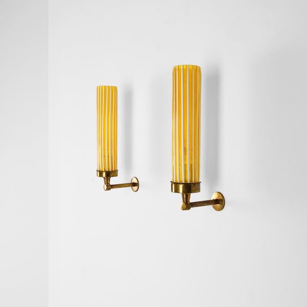 Venini - Due lampade da parete