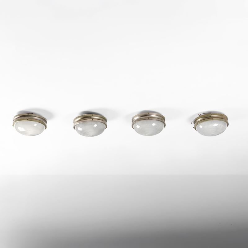 Sergio Mazza : Quattro lampade a plafone mod. Sigma  - Auction Design Properties - Cambi Casa d'Aste