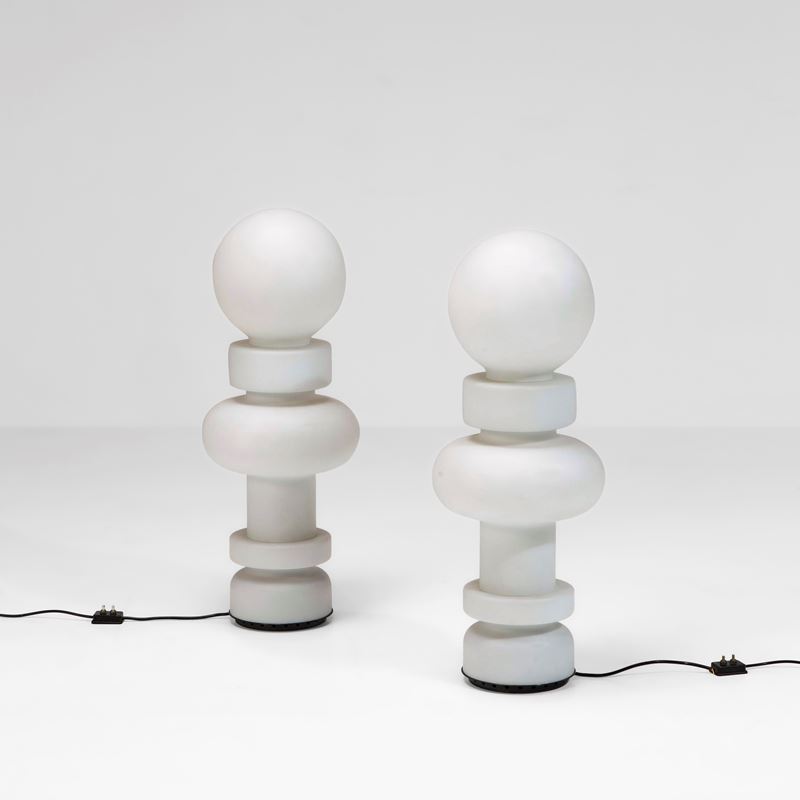 Bobo Piccoli : Due lampade da tavolo mod. 2490 Re  - Asta Design Properties - Cambi Casa d'Aste
