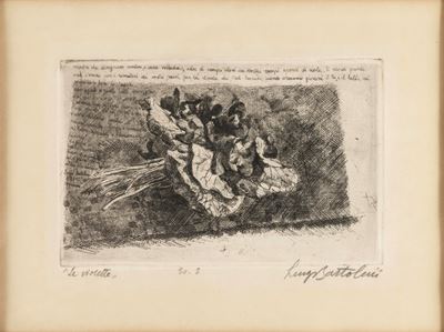 Le violette, acquaforte (1936-1951)