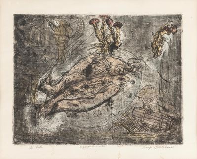 Le trote (acquaforte e acquatinta)