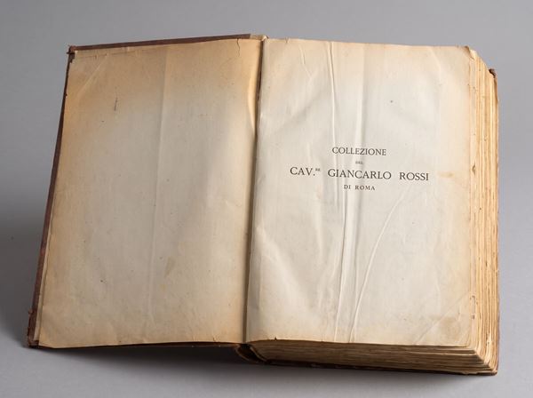 DURA R., SAMBON G. Catalogo delle monete italiane medioevali e moderne componenti la collezione del Cav. Giancarlo Rossi di Roma.