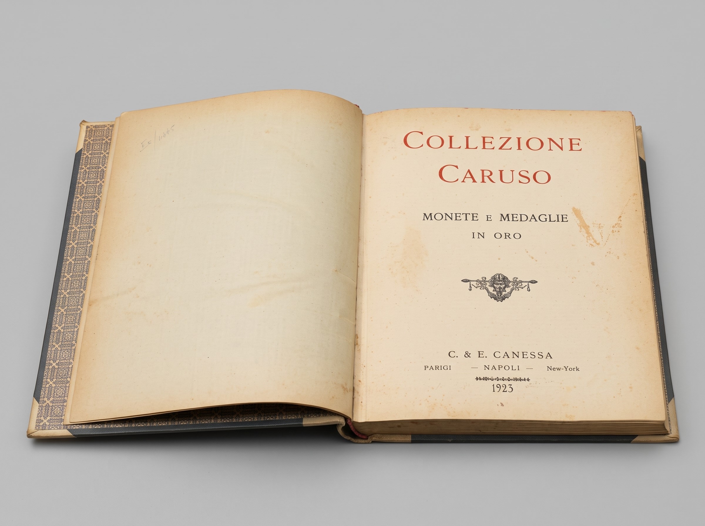 C. & E. Canessa, Catalogo III di monete e medaglie (Napoli, 1923)