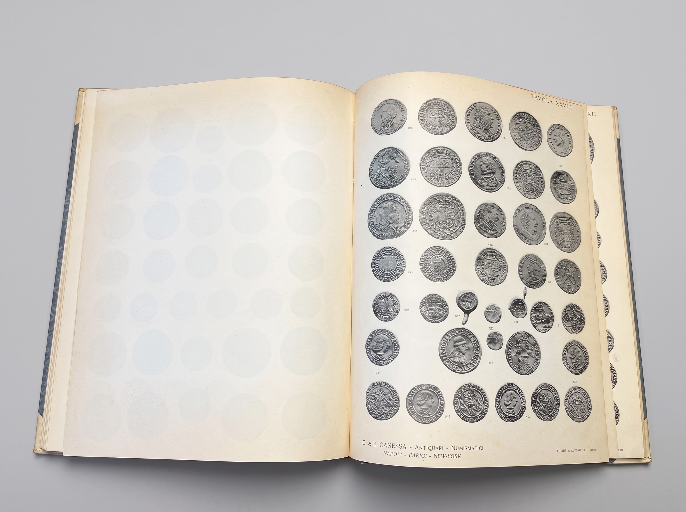 C. & E. Canessa, Catalogo III di monete e medaglie (Napoli, 1923)