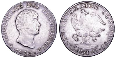 Messico, Agostino I de Iturbide (1822-1823), 8 reales 1823