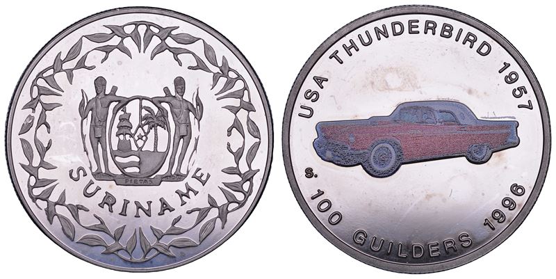 SURINAME. 100 guilders 1996.  - Auction Numismatics - Cambi Casa d'Aste
