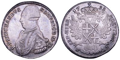 Ferdinand von Hompesch, Malta, 30 Tarì 1798