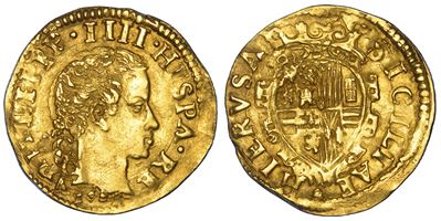 Napoli, Filippo IV (1621–1665), Scudo d’oro
