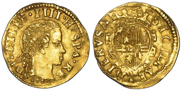 NAPOLI. FILIPPO IV, 1621-1665. Scudo d'oro.