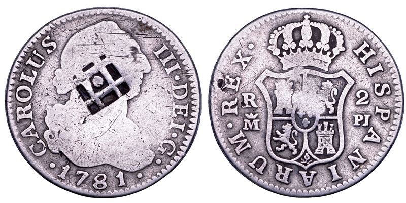 CARLOS III, 1759-1788. SPAGNA. 2 reales 1781. Madrid.  - Auction Numismatics - Cambi Casa d'Aste
