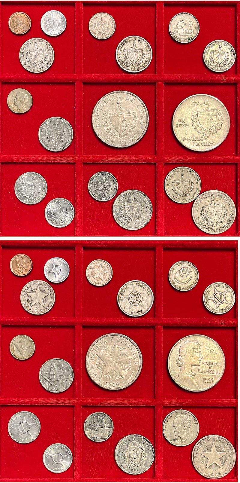 CUBA. Lotto di diciassette monete.  - Asta Numismatica - Cambi Casa d'Aste