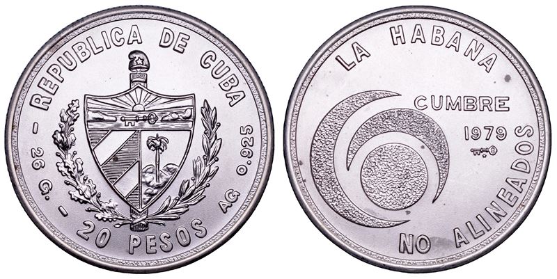 Cuba (Terza Repubblica), 20 Pesos, 1979