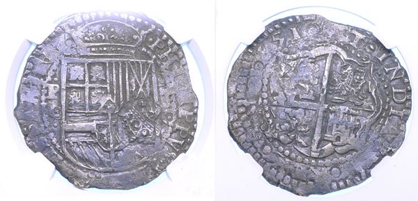 FELIPE IV, 1621–1665. BOLIVIA. 8 reales 1651. Potosí.