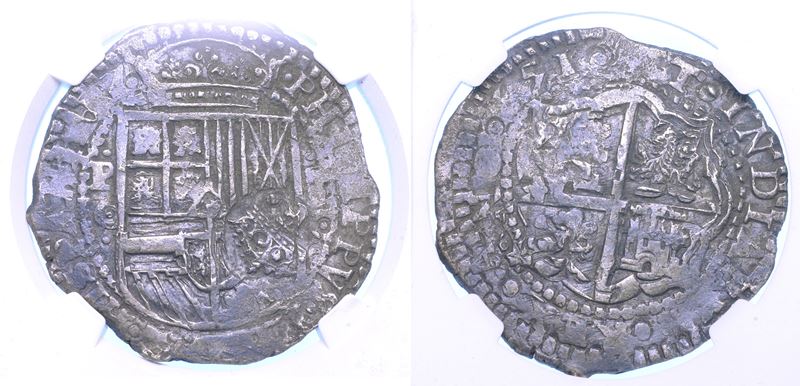 FELIPE IV, 1621–1665. BOLIVIA. 8 reales 1651. Potosí.  - Asta Numismatica - Cambi Casa d'Aste