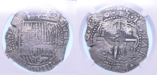 FELIPE IV, 1621–1665. BOLIVIA. 8 reales 1650. Potosí.