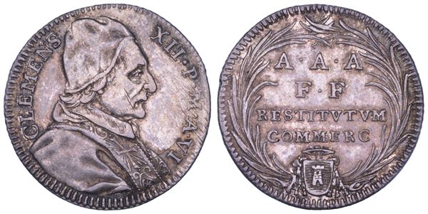 STATO PONTIFICIO. CLEMENTE XII (Lorenzo Corsini), 1730-1740. Giulio A. VI. Roma.
