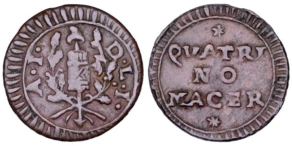 REPUBBLICA ROMANA - MACERATA, 1798-1799. Quattrino A. I.